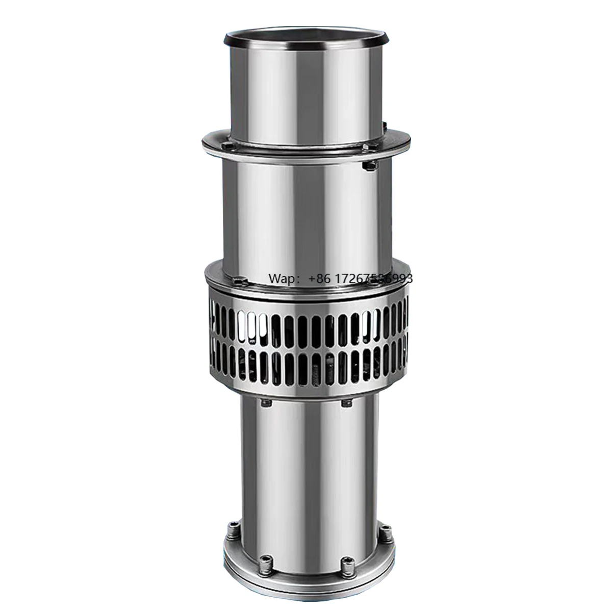 High-Pressure Stainless Steel Submersible Fish Pond Water Pump with Flow Propeller OEM Customizable