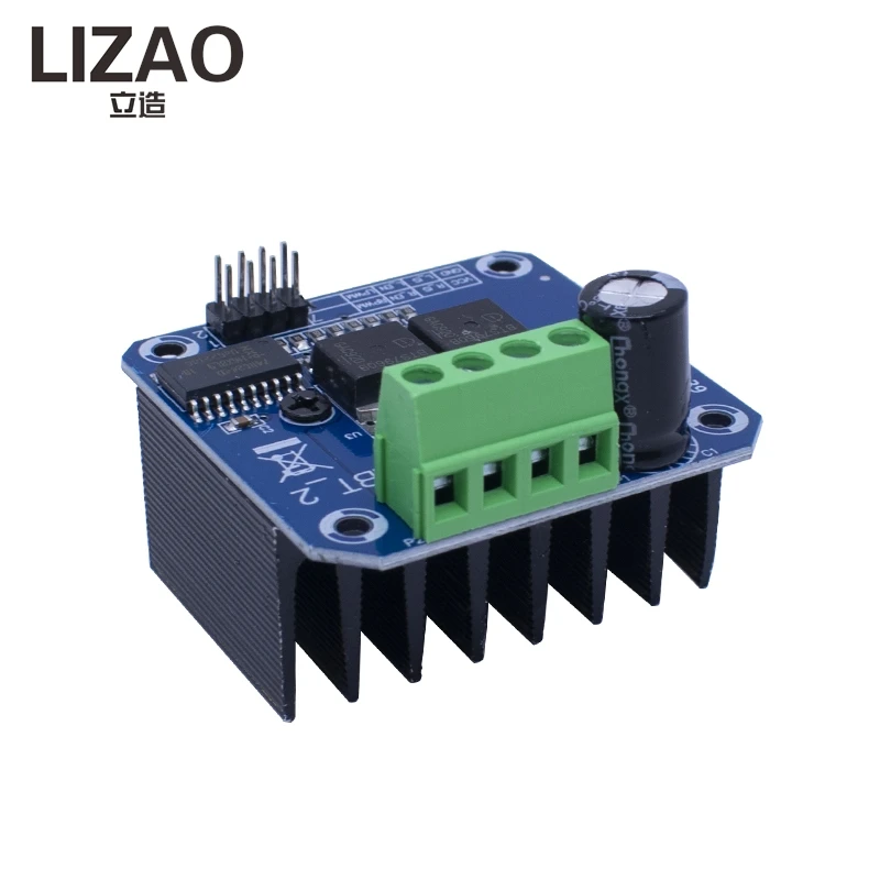 LIZAO Double BTS7960 H-Bridge High-Power Motor Driver Module 43A DIY Smart Car Current Diagnostic Motor Driver Module