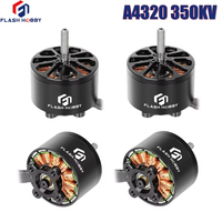 4pcs Flashhobby A4320 4320 350KV 6-12S High Speed Brushless Motor Long Range X-Class RC FPV Drone Model