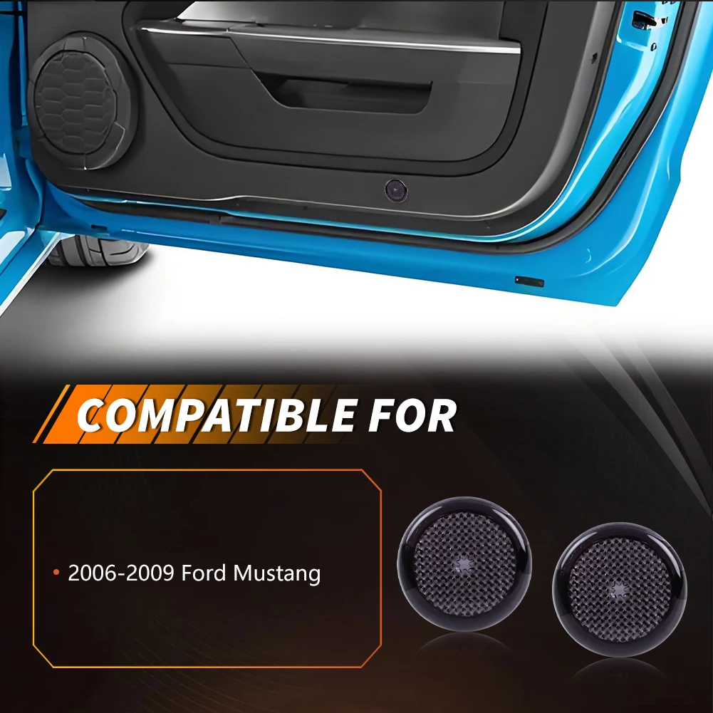 2Pcs For 2005 2006 2007 2008 2009 Ford Mustang Shelby GT GT500 Reflector Light Door Light Interior Light Cover No Bulb/Socket