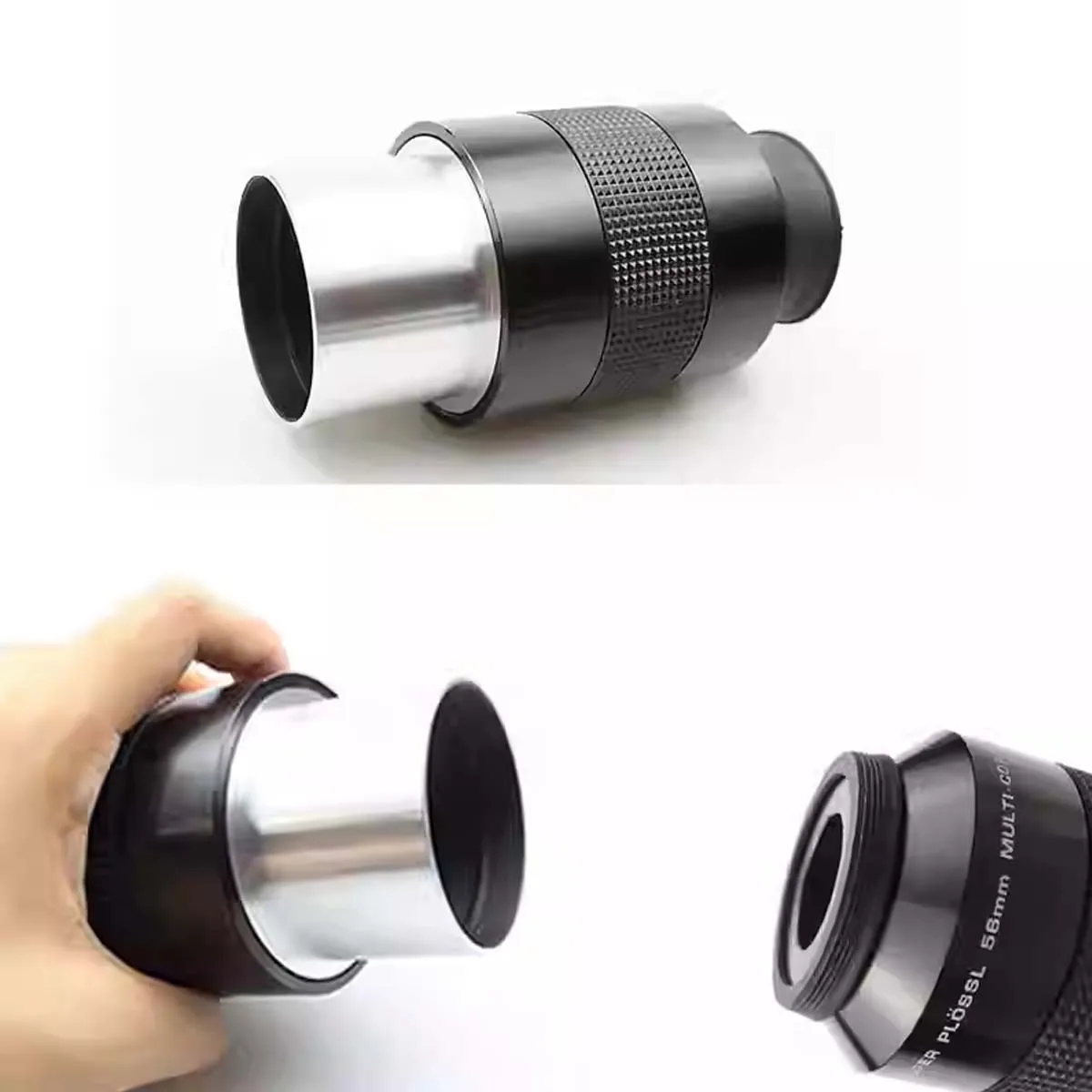 2-inch 56mm focal length metal collimation eyepiece with multi-layer coating for attaching filters astronomical telescope acces