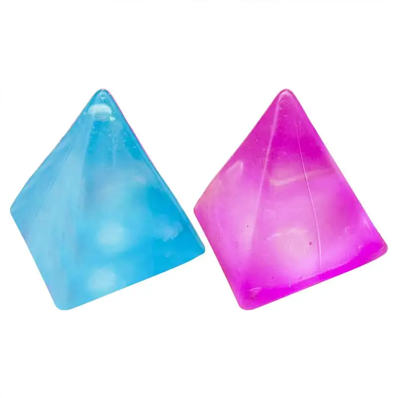 

Сжимающие игрушки, игрушки для снятия стресса, забавная сенсорная игра с медленным отскоком и треугольным дизайном для офиса, детей и взрослых