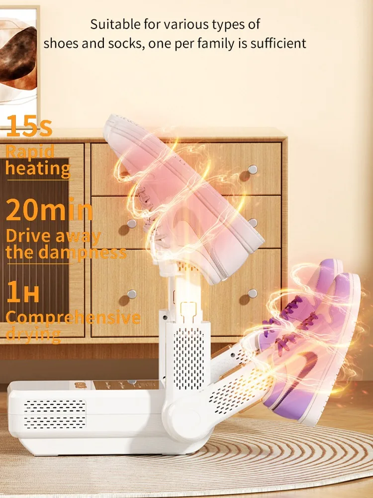 Electric drying Shoe Dryer Dual V bracker Eliminate Odor Multifunction Boot Dryer Fast Drying Boot Deodorizer Drye For US EU