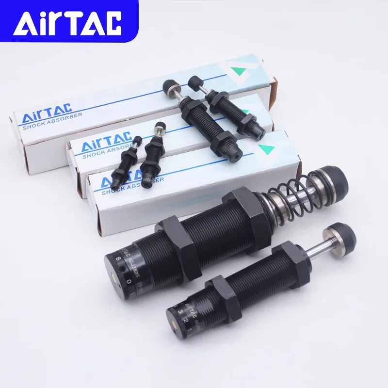 AIRTAC ACJ1007 1210 1412 2020 Original Pneumatic Adjustable Type Shock 2525 2550 2750 3325 3650 4275 Absorber Hydraulic Buffer
