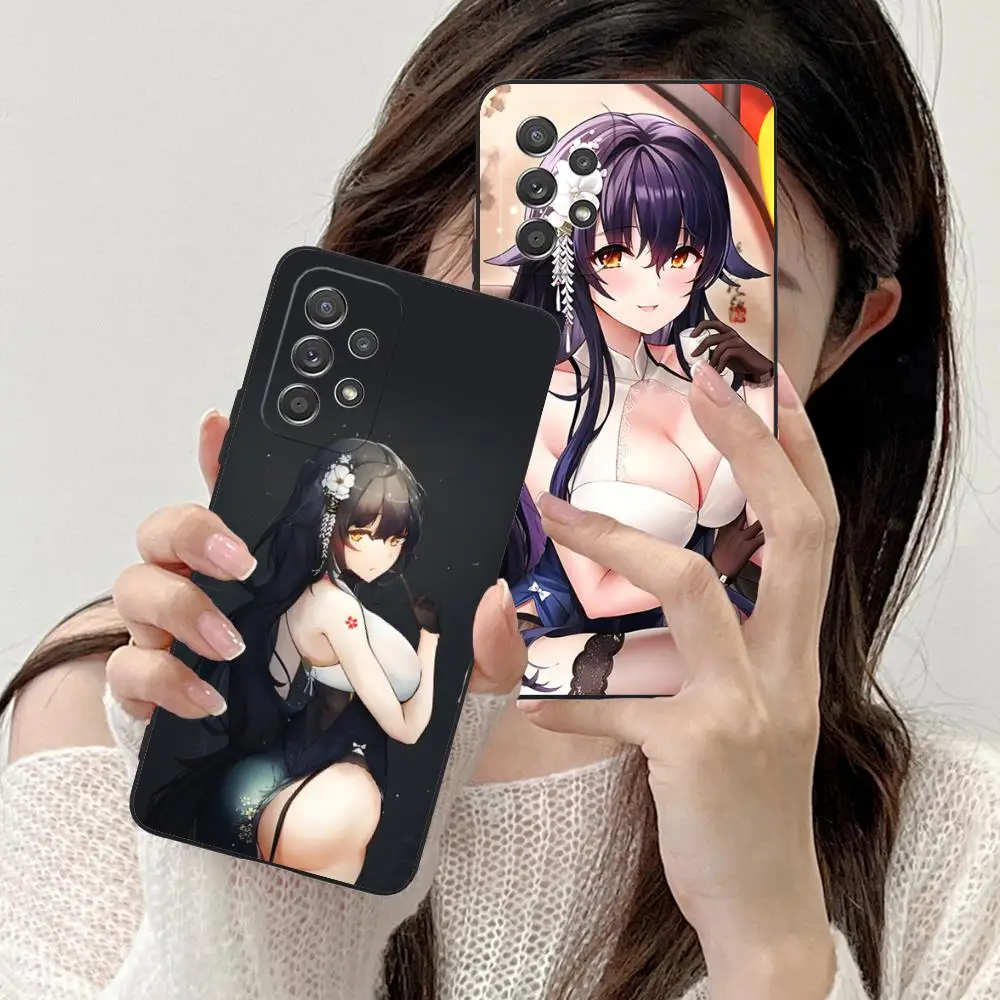 

Чехол для мобильного телефона Azur Lane Azuma для Samsung Galaxy M55 54 42 35 34 33 32 23 22 15 14 13 12 F55 5G Цветной защитный красивый
