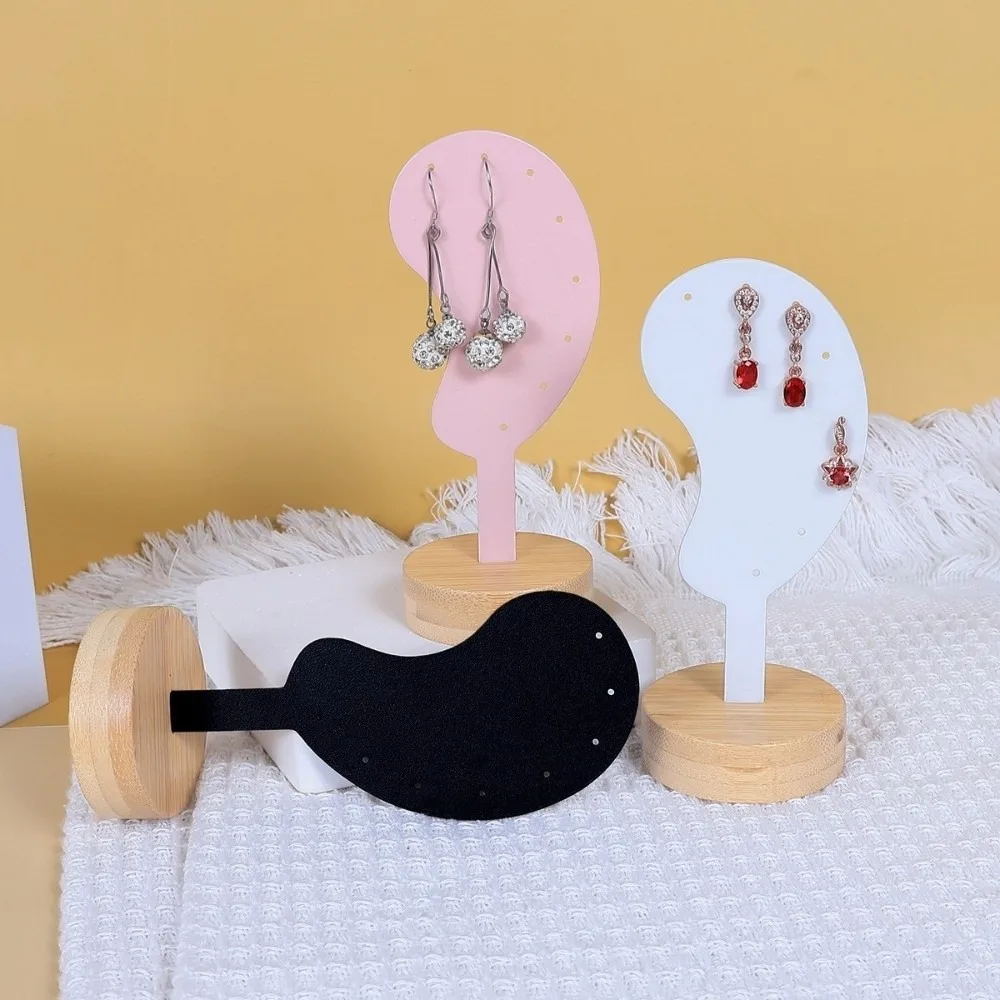 Metal Earrings Display Stand Multi-functional Jewelry Display Earring Storage Stand Ear-shaped Earring Holder Earrings and Stud