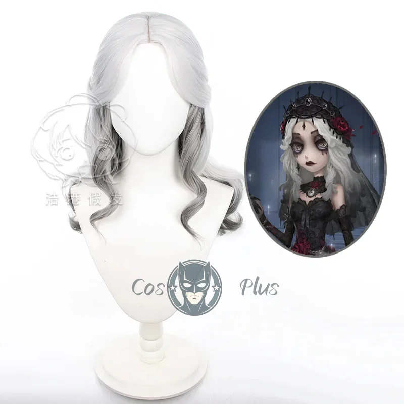 

Game Ada Mesmer Everlasting Night Cosplay Wig Women Synthetic Hair 60cm Long Halloween Party Identity V Wig+Wig Cap