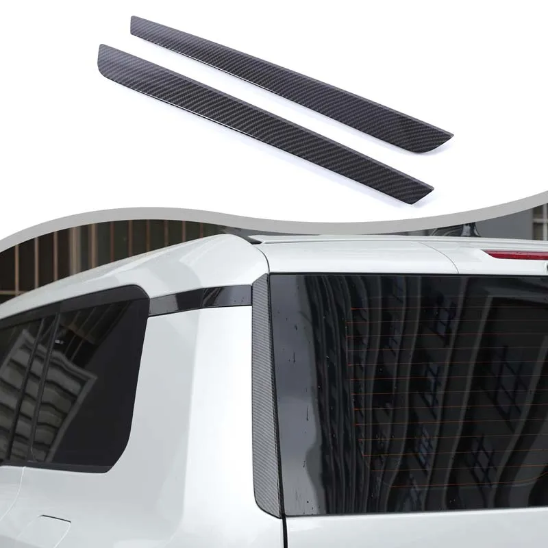 For Toyota Land Cruiser 250 Prado J250 LC250 2024 2025 2026 ABS Tailgate Window Side D Pillar Trim Frame Replacement Accessories