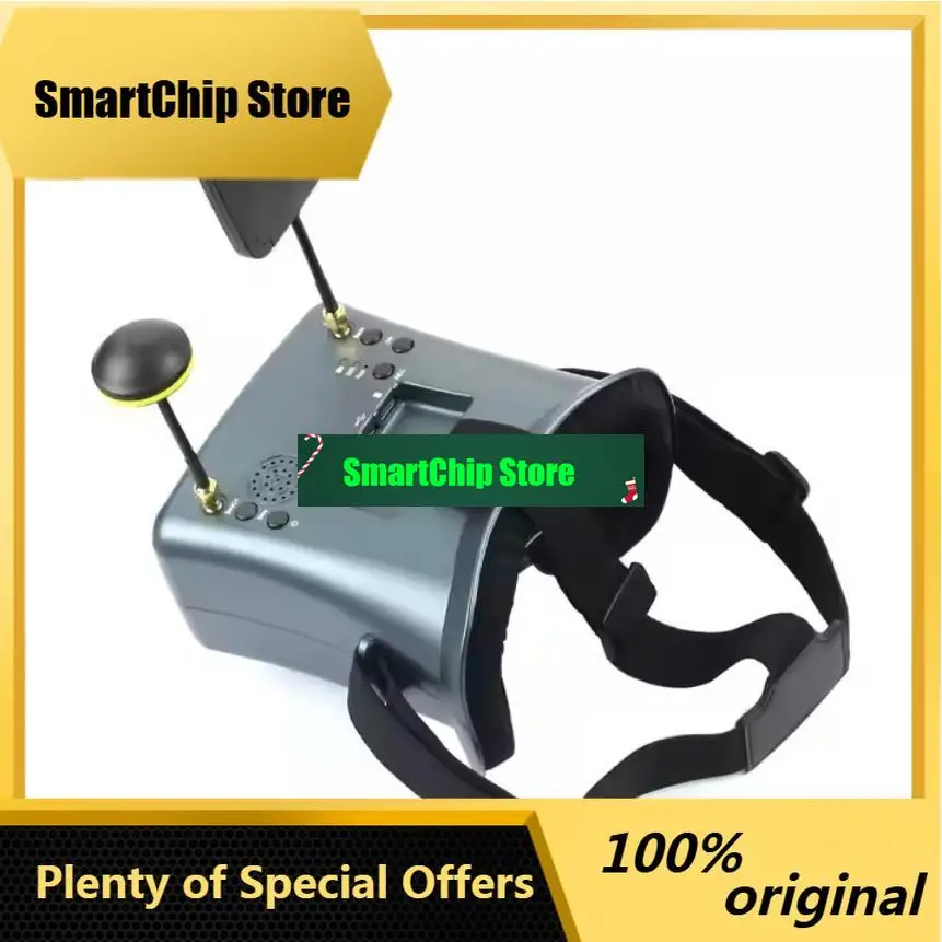 SmCpDJI FPV Goggles V1 V2 5.8G 40CH 4.3 Inch 800*480 HD DVR Diversity Goggle Built-in 3.7V/2000mA Battery For EV800D RC FPV Dron