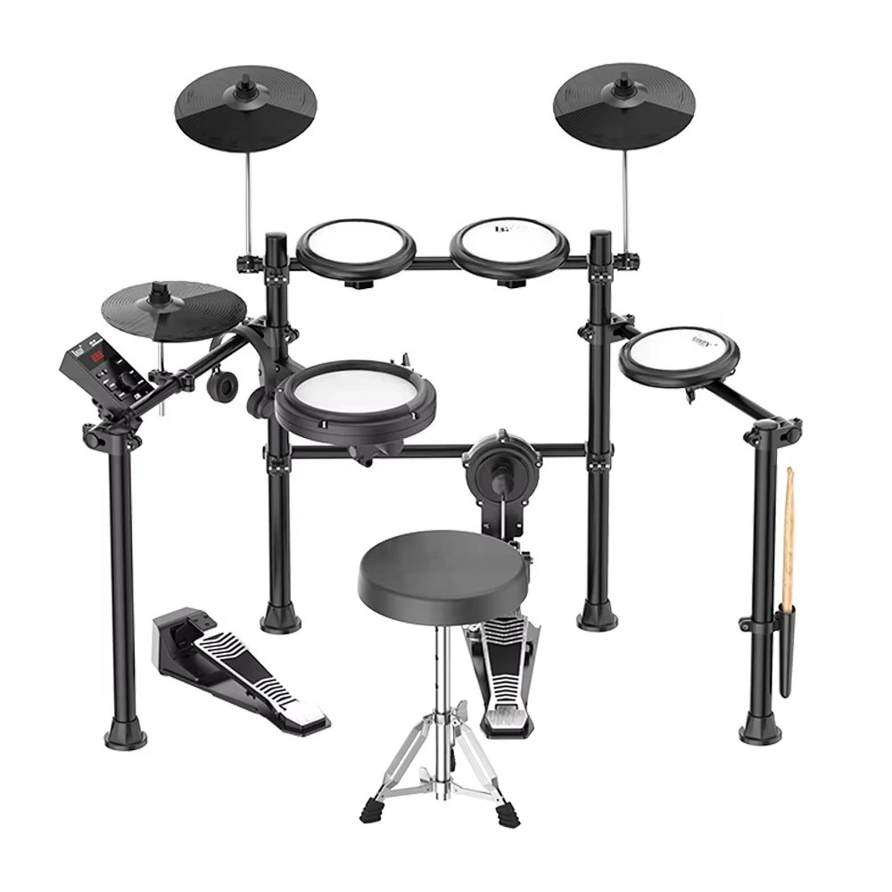 

IRIN ND-16 Five Drums Three Cymbals Professional Mesh Silicone Independent Bottom Drum Electric Drum Set