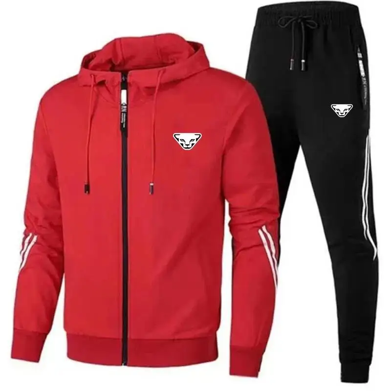 High Quality Fashionable Hot Selling Men\'s Two-piece Sports Set, High-quality Sportswear and Pants Casual Spring New Style