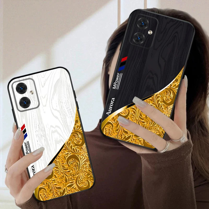 

Golden Flower Blue For Motorola Moto G 04 G05 14 15 24 34 35 54 55 75 84 85 Edge 40 50 Fusion 60 Fusion silicone soft phone case