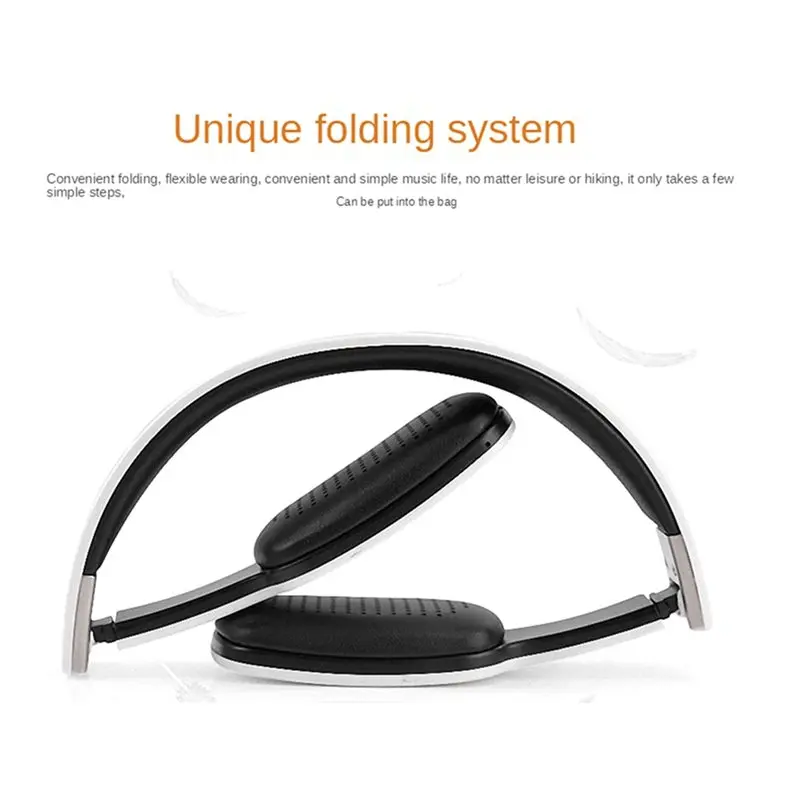 N91R-Bluetooth On-Ear Wireless Headphones Upgrade Sports Headset Foldable Design, Touch Control, And Integrated Microphone
