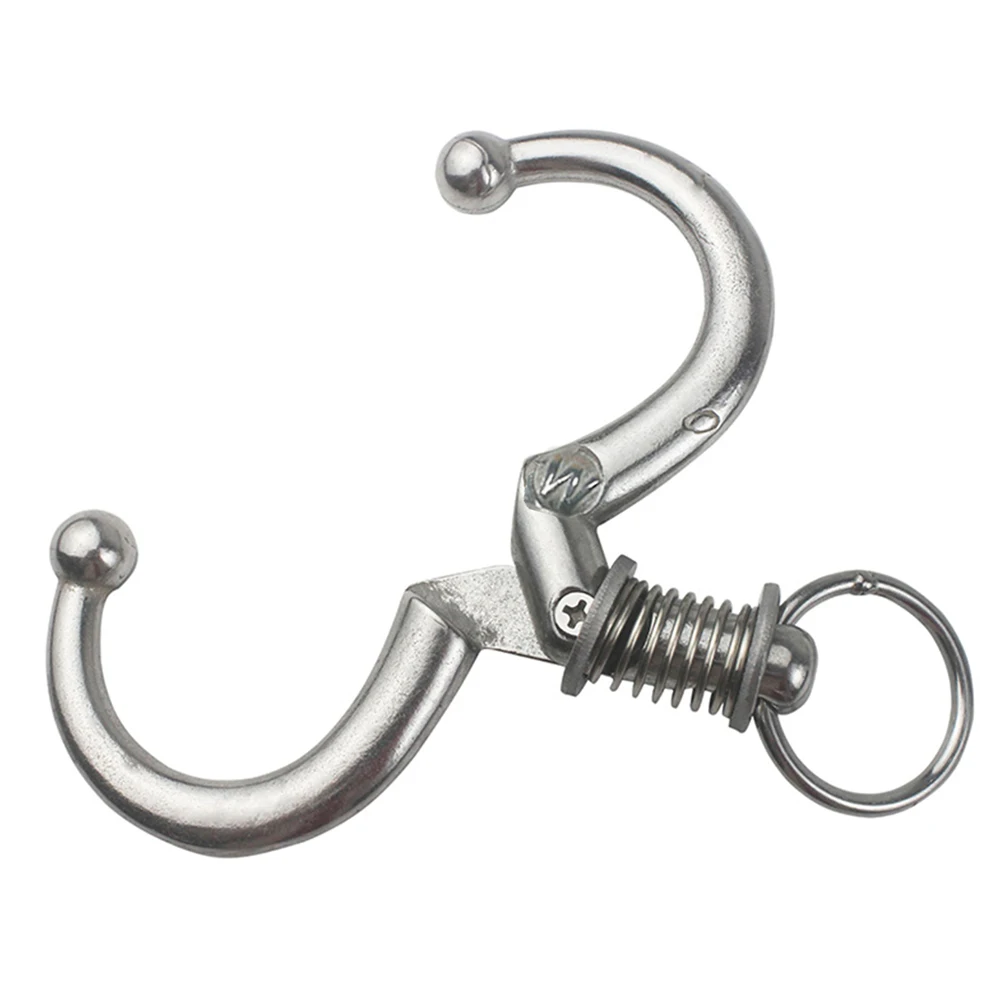 

Stainless Steel Cow Nose Ring Traction Device Durable Farm Pliers Silver Clamp Livestock Supplies Reusable Easy Open Close