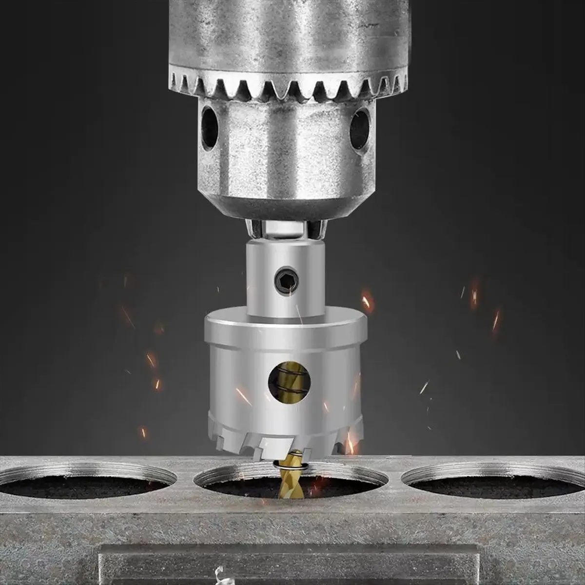 16-53mm Drilling Crown for Stainless Steel Hole Saw Set Tipped Drill Bits for Metal Iron 12pcs