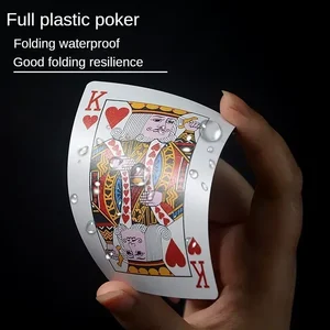 Su geçirmez PVC Puantiyeli oyun kartları, makine, hediye, Noel, parti, barlar, aile toplantıları yüksek kalite Oyuncakların ilk 10 satışı-puantiyeli-no. 4