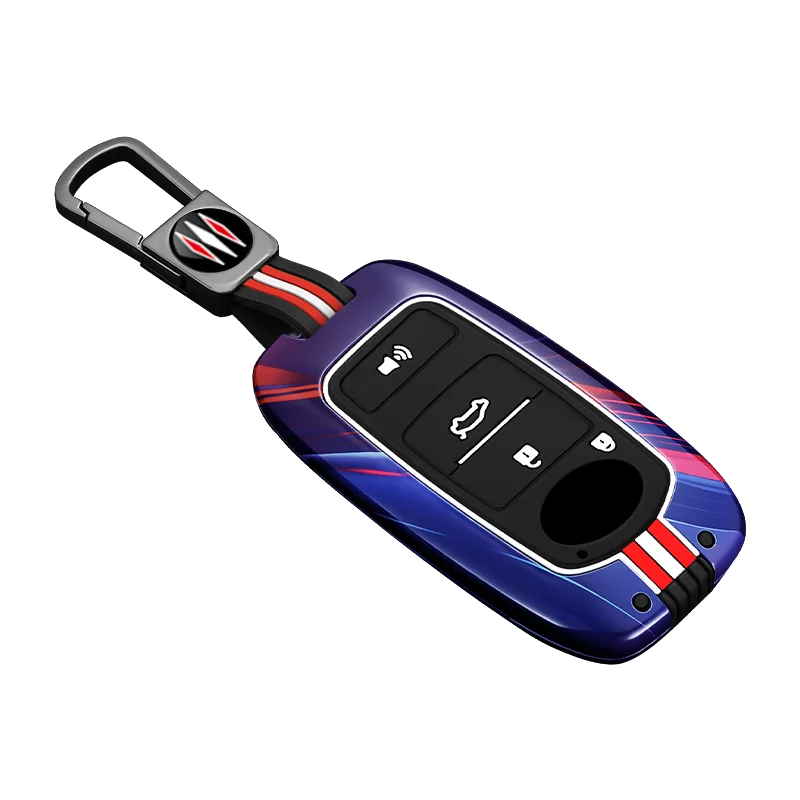 Zinc alloy car key modification shell suitable for Toyota Raize key cover DAIHATSU Rocky metal shell buckle interior accessories