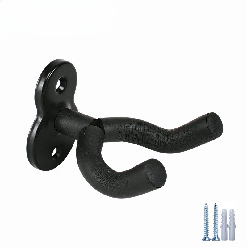Heavy Duty Metal Guitar Wall Hanger Universal Wall Mount Holder Acoustic Electric Guitar Ukulele Gourd Instrument Storage Rack
