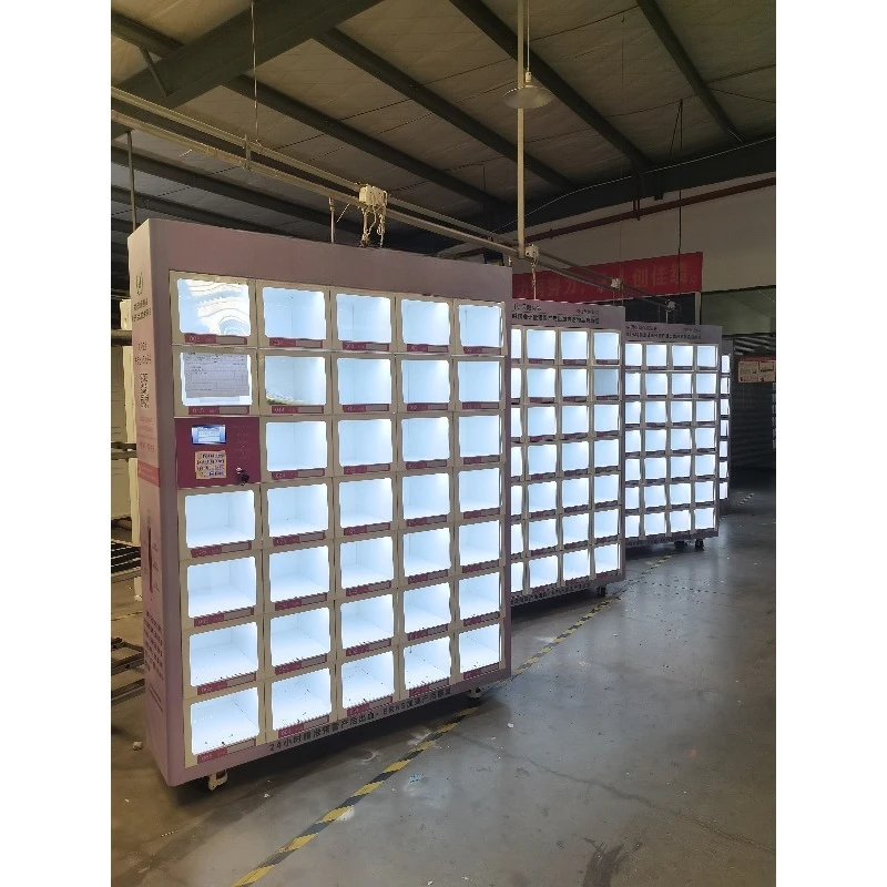 FOODLINE Customized Locker Vending Machine and Controller with  32 Inch Touch Screen