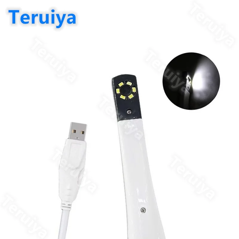 USB Dental Intraoral Camera with LED Light - Plug-and-Play Oral Inspection Scope for PC