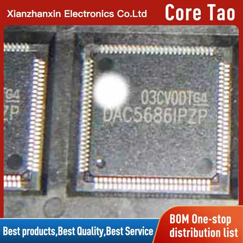 1pcs/lot DAC5686IPZP DAC5686 TQFP100 Digital-to-analog converter chips in stock