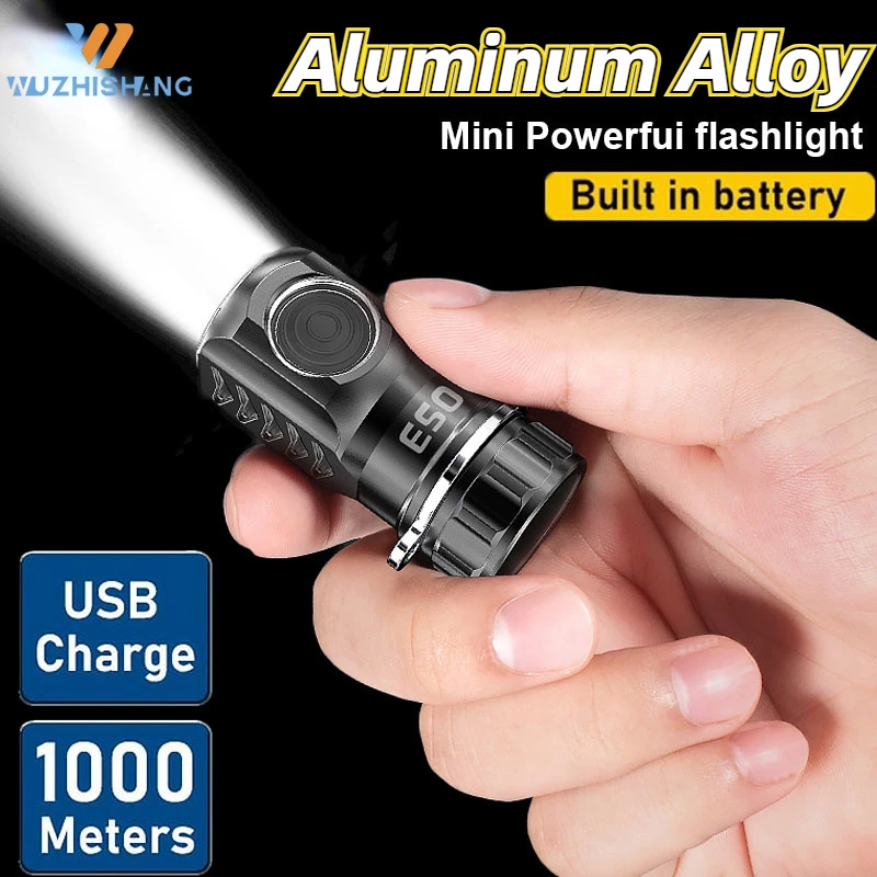 

Ultra Bright 3000LM LED Flashlight USB Rechargeable 6 Modes IP68 Waterproof Portable Mini Torch Outdoor Home Camping Fishing