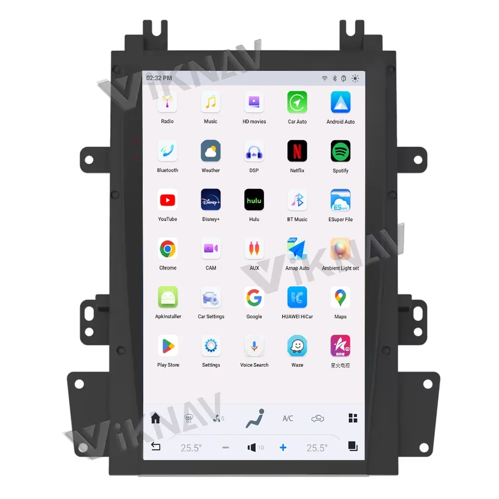 13.6 Inch Android 13 Car Radio For Cadillac Escalade 2008-2011 2012 Auto Stereo GPS Navigation Carplay Multimedia Video player