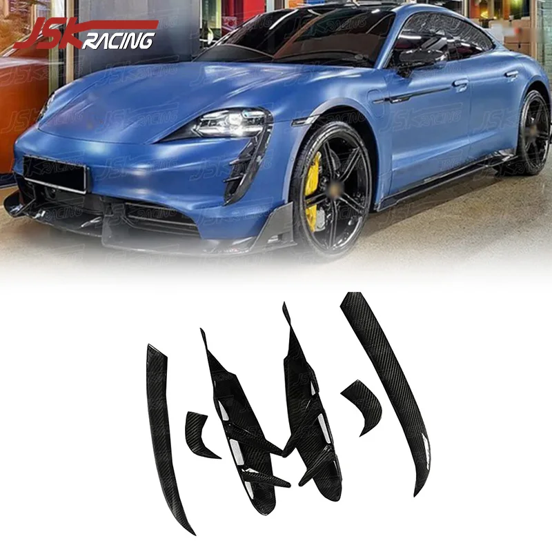 

Carbon Fiber Air Intake Splitter For 2019-2022 Porsche Taycan Parts Modified Upgraded Mans Style