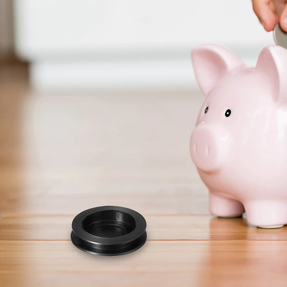 

20pcs Round Plugs Piggy Bottom Stoppers Easy Install Reusable Jar Stopper Secure Coin Bank Storage Clean Rubber For Money Pot