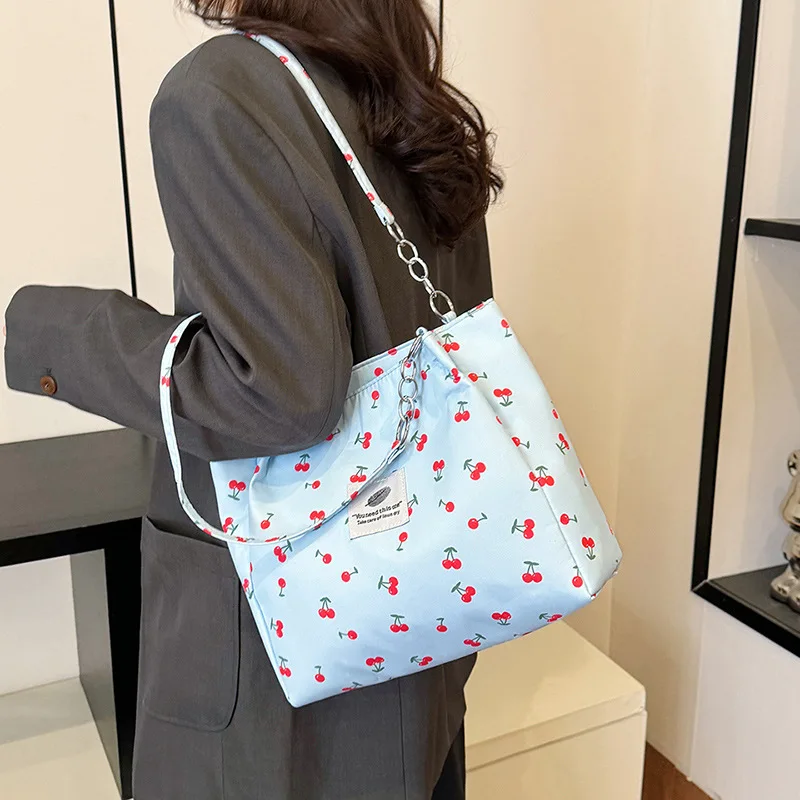 

Women's Shoulder Bag,Hand Bags Wallet Portable Fashion Tote Handbags Top-Handle Bags for Casual Dressing Up Fresh Style Cherry