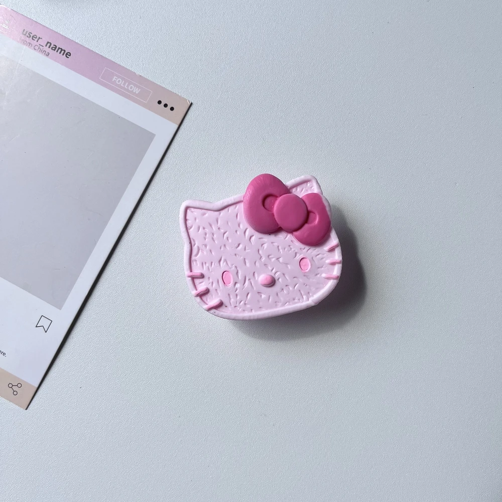 

Держатель для телефона Sanrio Hello Kitty, милый держатель-кольцо Griptok для iPhone и Samsung, подарок для девочек, кронштейн-подставка