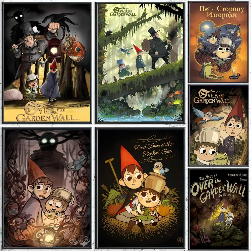 Anime O-Over the Garden Wall Poster Reteo Wall Art Aesthetic Room Decor Print Living Room Bedroom Home Decoration