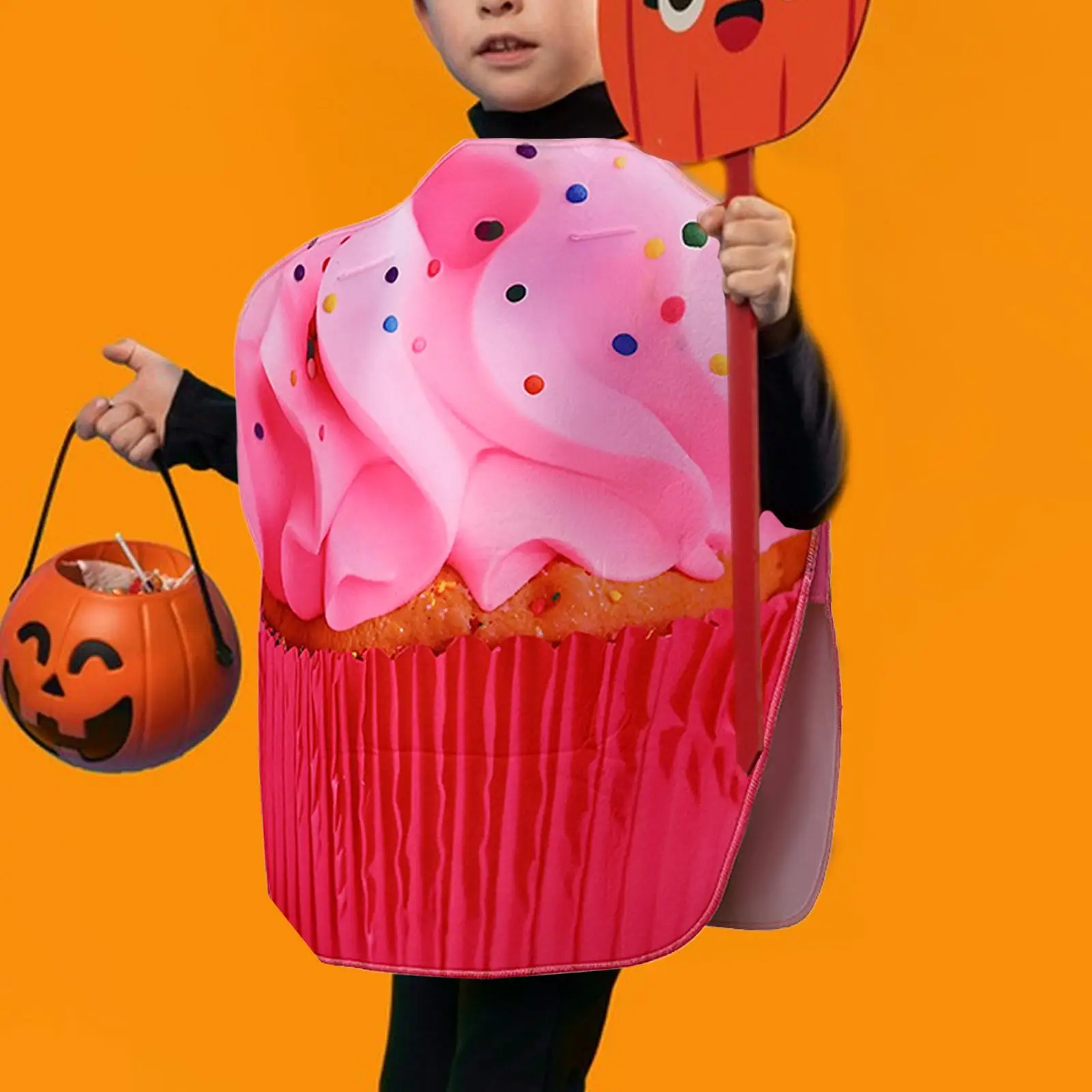 

Adorable Kids Cupcake Costume Cute Birthday Party Outfit Masquerade Ball Fancy Dress Halloween Costume Accessories for Kids