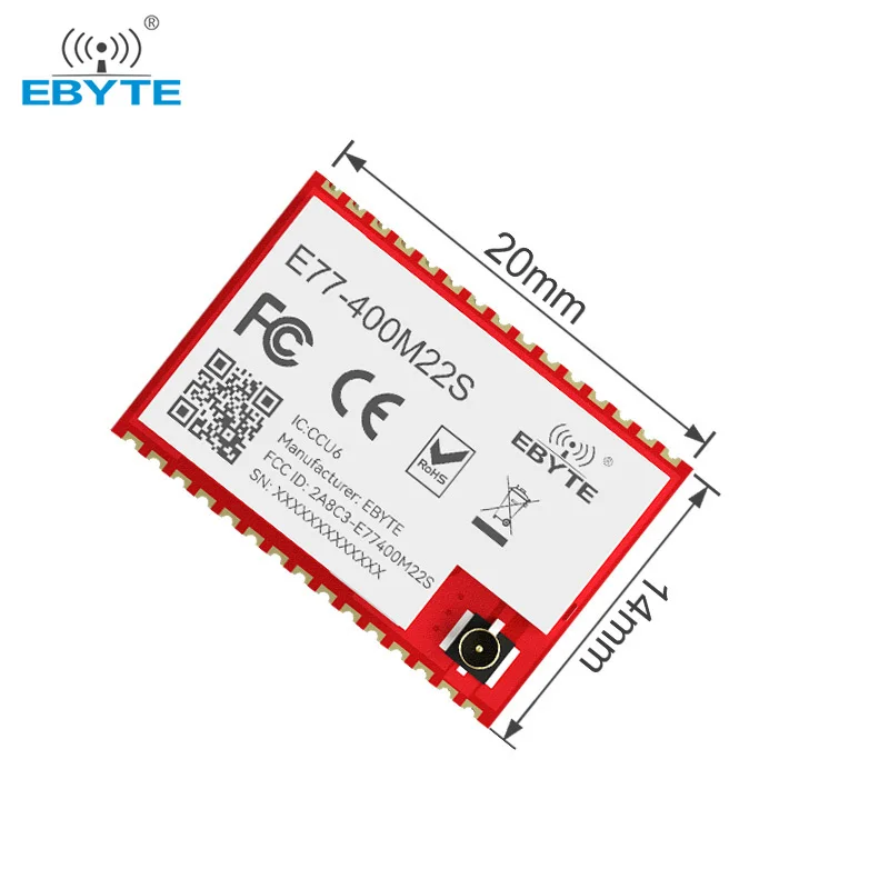 STM32 Wireless Module LoRaWan EBYTE E77-400M22S E77-900M22S 433/915MHz ARM Cortex-M4 Low Power Consumption SoC Module