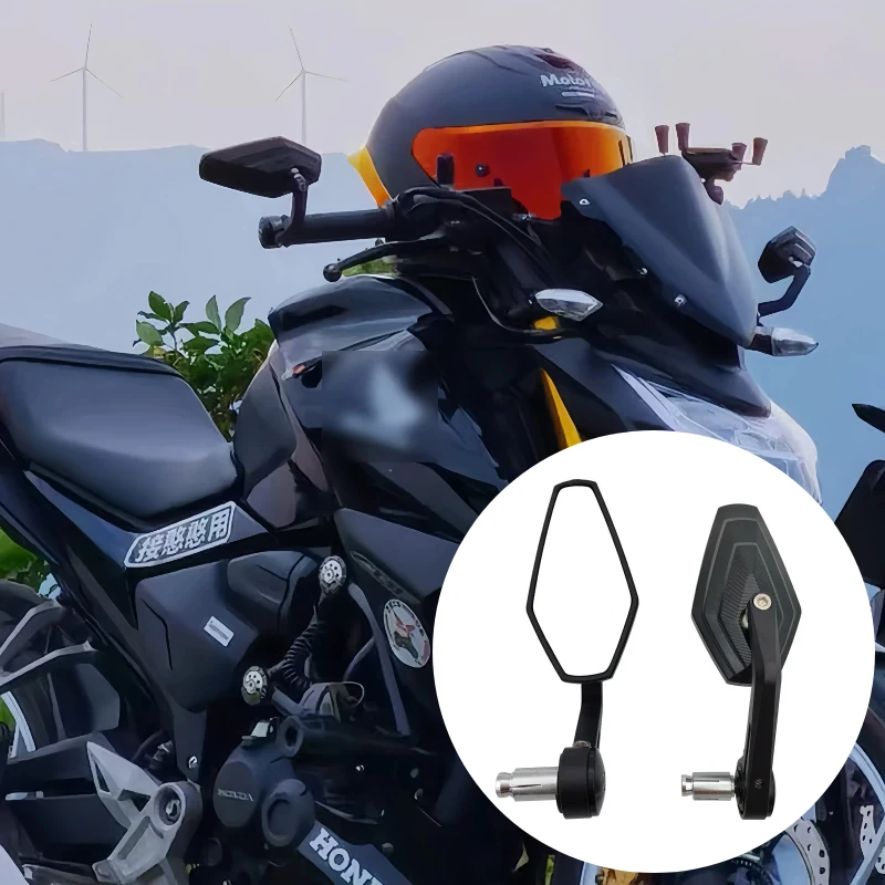 

Motorcycle Bar End Mirror Aluminum Alloy Side Mirror Universal For Benelli VOGE CFMOTO Ducati Monster 620 848 Scrambler Diavel
