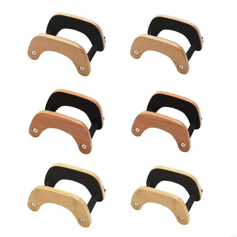 Elegant Handcrafted Wooden Guitar Holder Stylish Portable Acoustic Guitar Stand Storage Rack For Musicians 24BD
