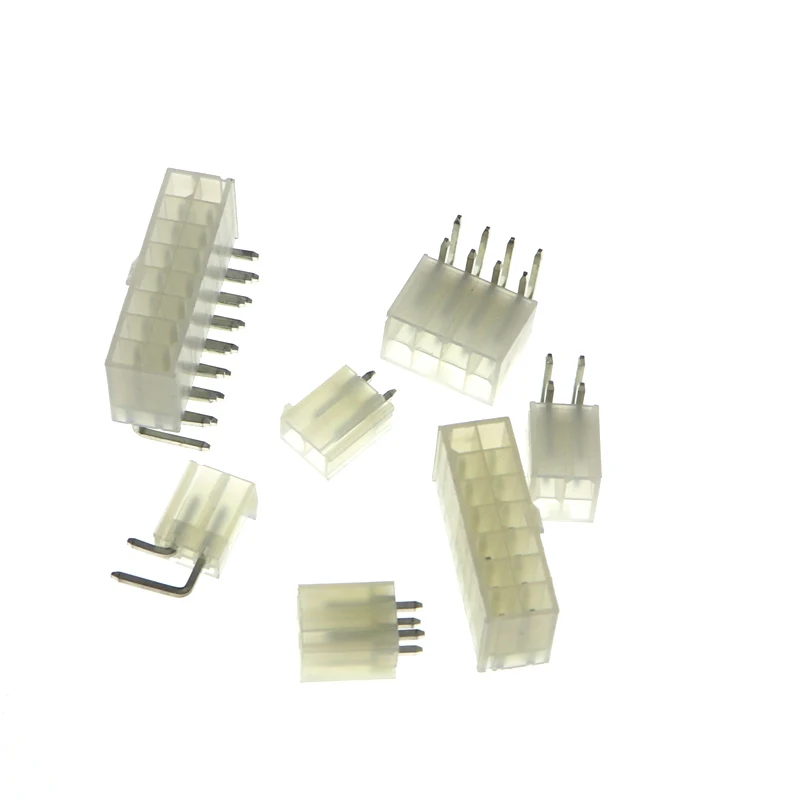 10PCS Molex 5569 4.2mm Automotive Connector 5569 Series Male White Socket 2/4/6/8/10/12/14/16/18/22/24/PIn