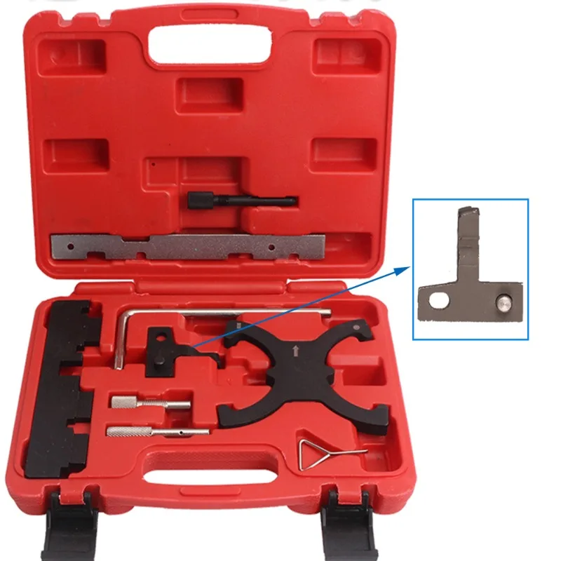 9PCS Engine Camshaft Timing Locking Tool Set Kit For Ford Focus 1.6 Mazada 1.6 Eco Boost  Fiesta  Car Disassembly Tool