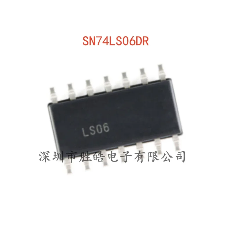 

(10PCS) NEW SN74LS06DR 74LS06DR High Voltage Output Six-way Inverse Buffer Drive SOIC-14 Integrated Circuit