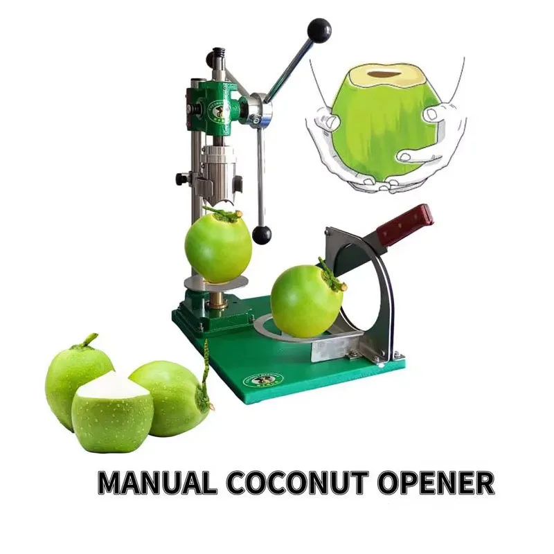 حار بيع دليل فتاحة جوز الهند الفولاذ المقاوم للصدأ الفاكهة القاطع أداة القطع المحمولة لجوز الهند الطازجة للاستخدام التجاري #4