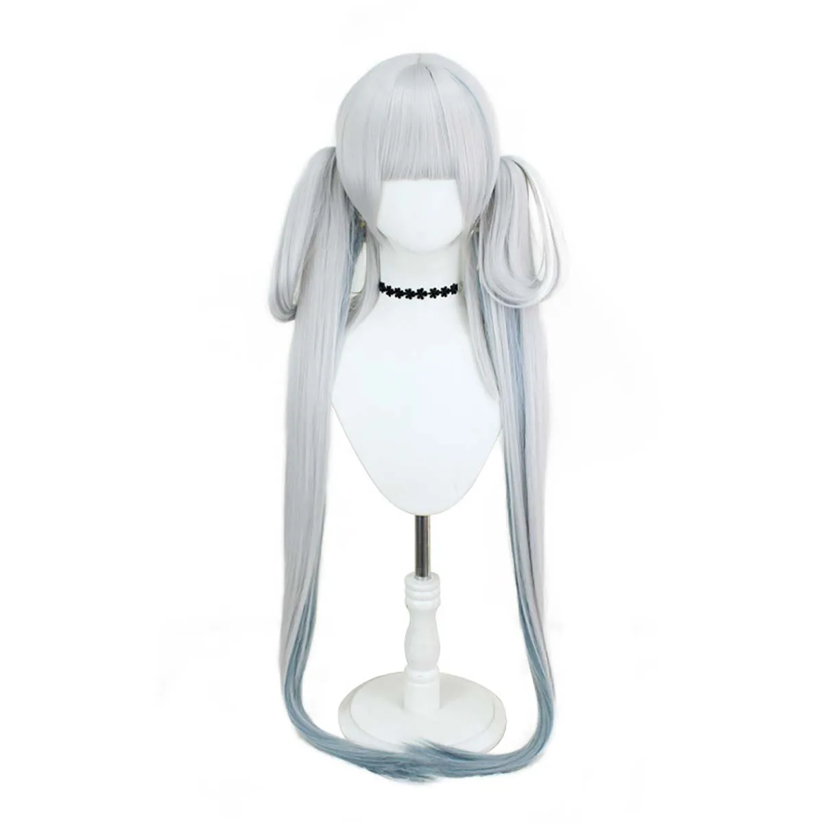 Women Game Wuthering Waves ‌‌‌‌‌‌‌‌‌‌‌‌‌‌‌‌‌‌‌‌‌‌‌‌‌‌Jinhsi Cosplay Gray Gradient Hair Wig