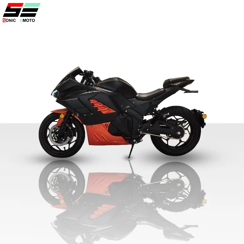

2025 Newest E-mark American Legal Electric Motorcycle Middle Chain Motor 5KW 72V Powered Electric Motorcycle