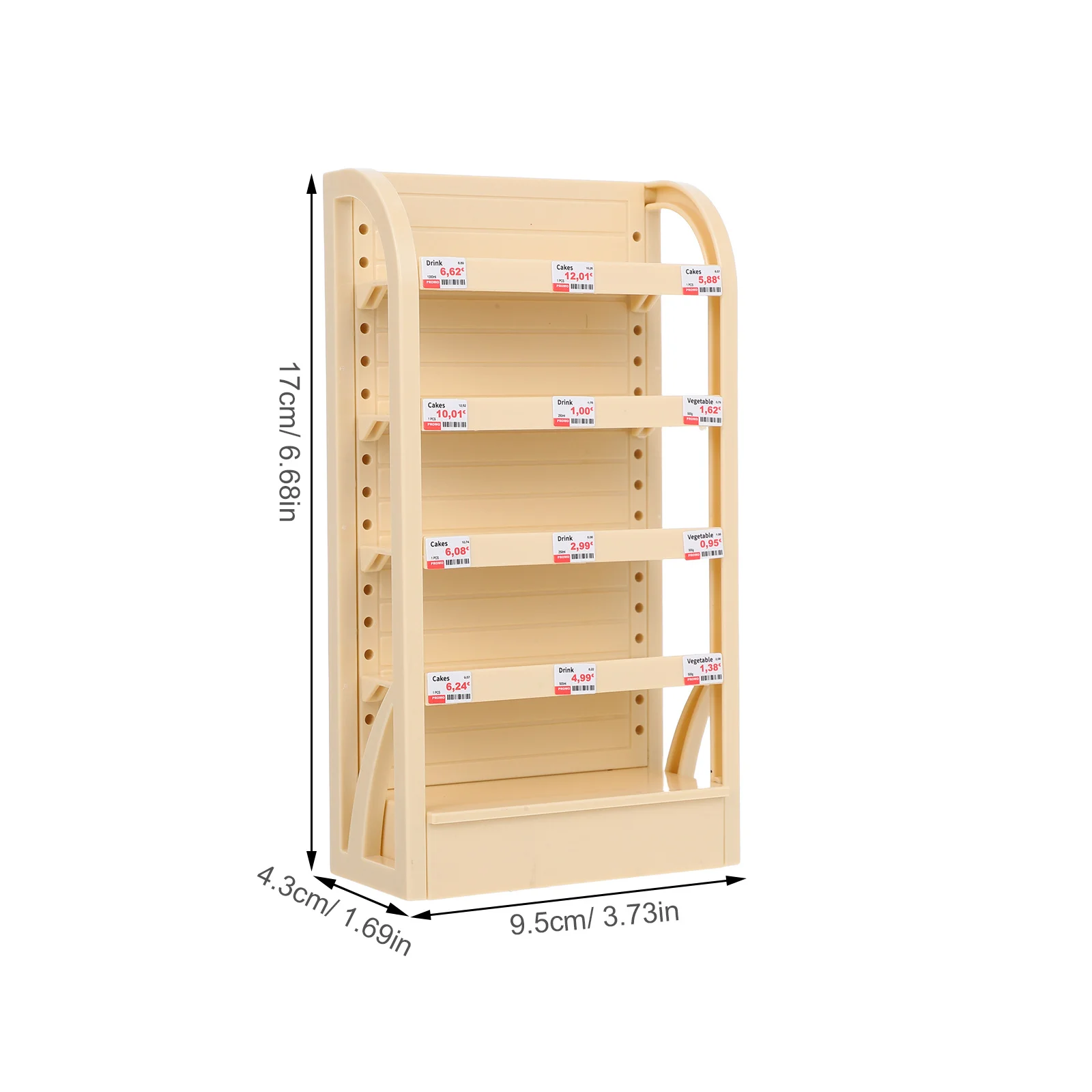 Grocery Store Miniature Furniture Dollhouse Kitchen Accessories Shelves Vegetable Shelf Food Display