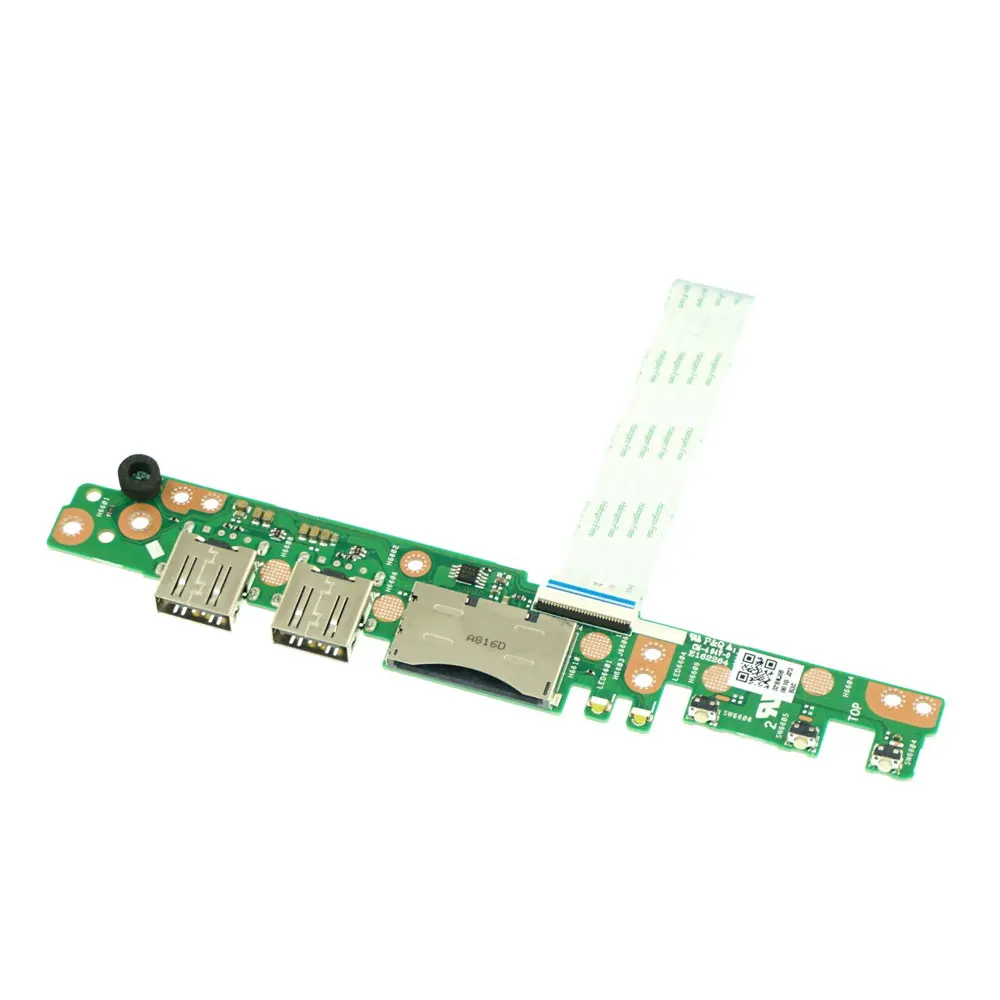 OEM For ASUS Q405U Q405UA Q405UA-BI5T5 Laptop I/O USB Jack Port Card Reader Switch Power Button Board Cable Repairing Q405UA