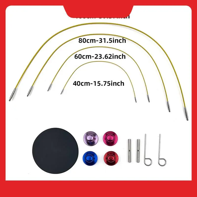 

13 пар сменных круговых спиц, круговых спиц, вязальных спиц, 3–10 мм