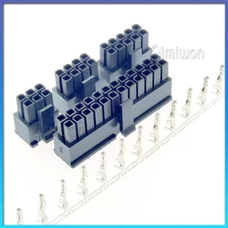 MX3.0 3.0mm Pitch Micro-Fit 3.0 Connector Housing 2*1/2/3/4/5/6/8/10/12 Pin Male shell + Terminal 43030 2P/3P/4P/5P  43025