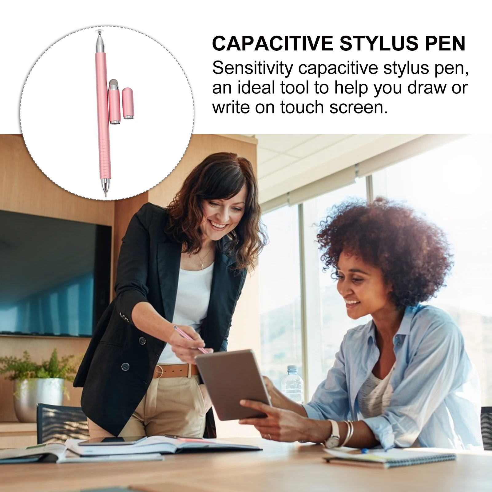

Capacitive Stylus Pen Aluminium Alloy Magnetic Suction Touch Screen Stylus Smooth Writing Portable Digital Pen for Tablet Phone