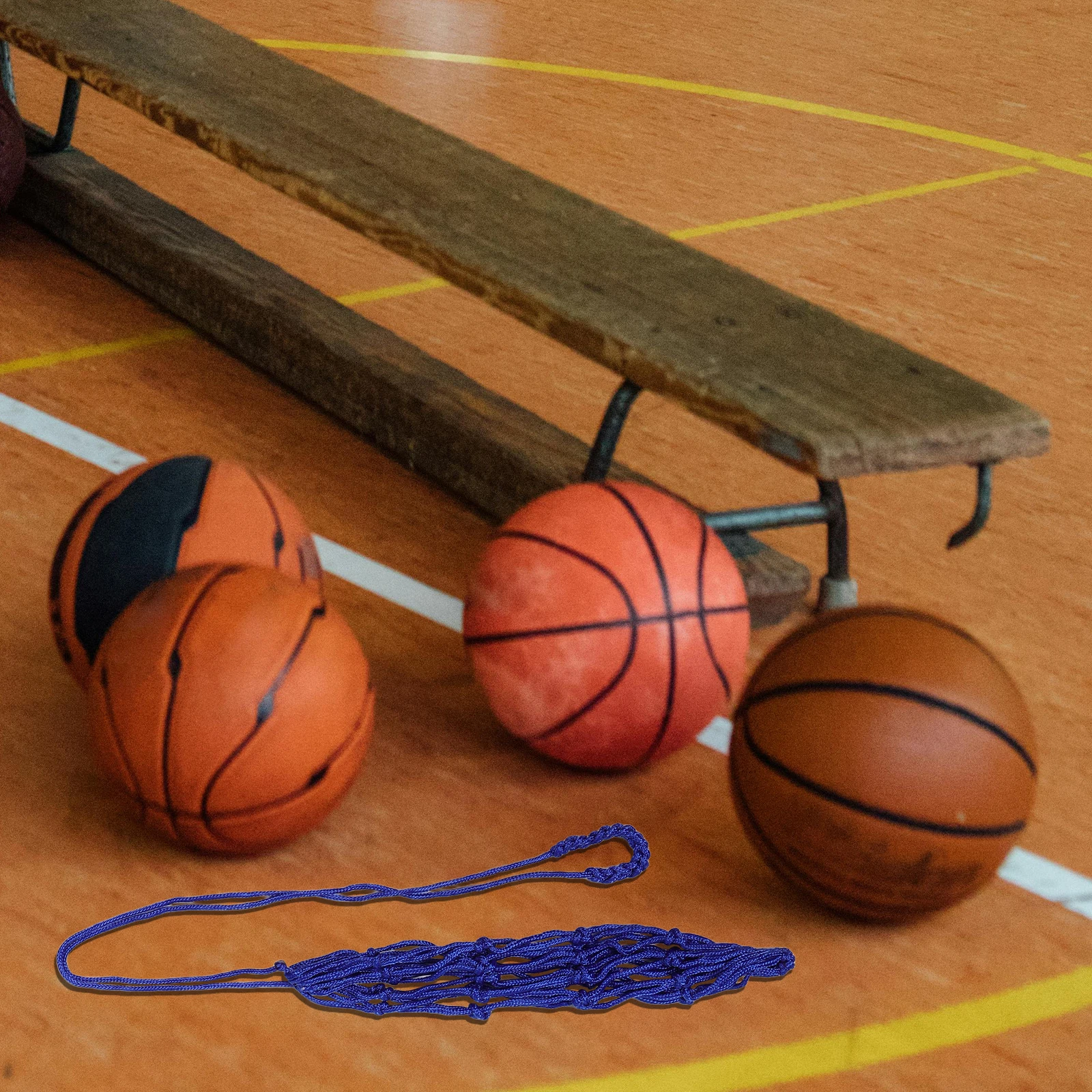 

2 Pcs Soccer Ball Net Football Room Balls Organizer Solo Training Equipment Bungee Trainer Juggling Practice