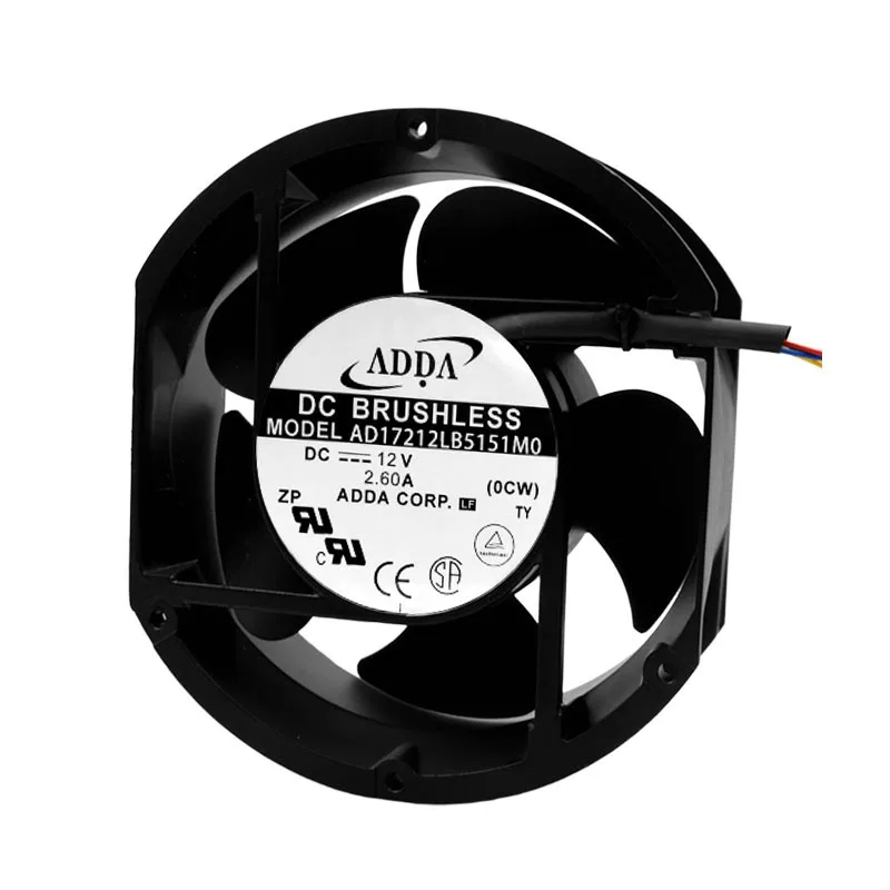 ORIGINAL AD17212LB5151M0 12V 2.60A 17251 172*172*51mm NEW COOLING FAN RADIATOR