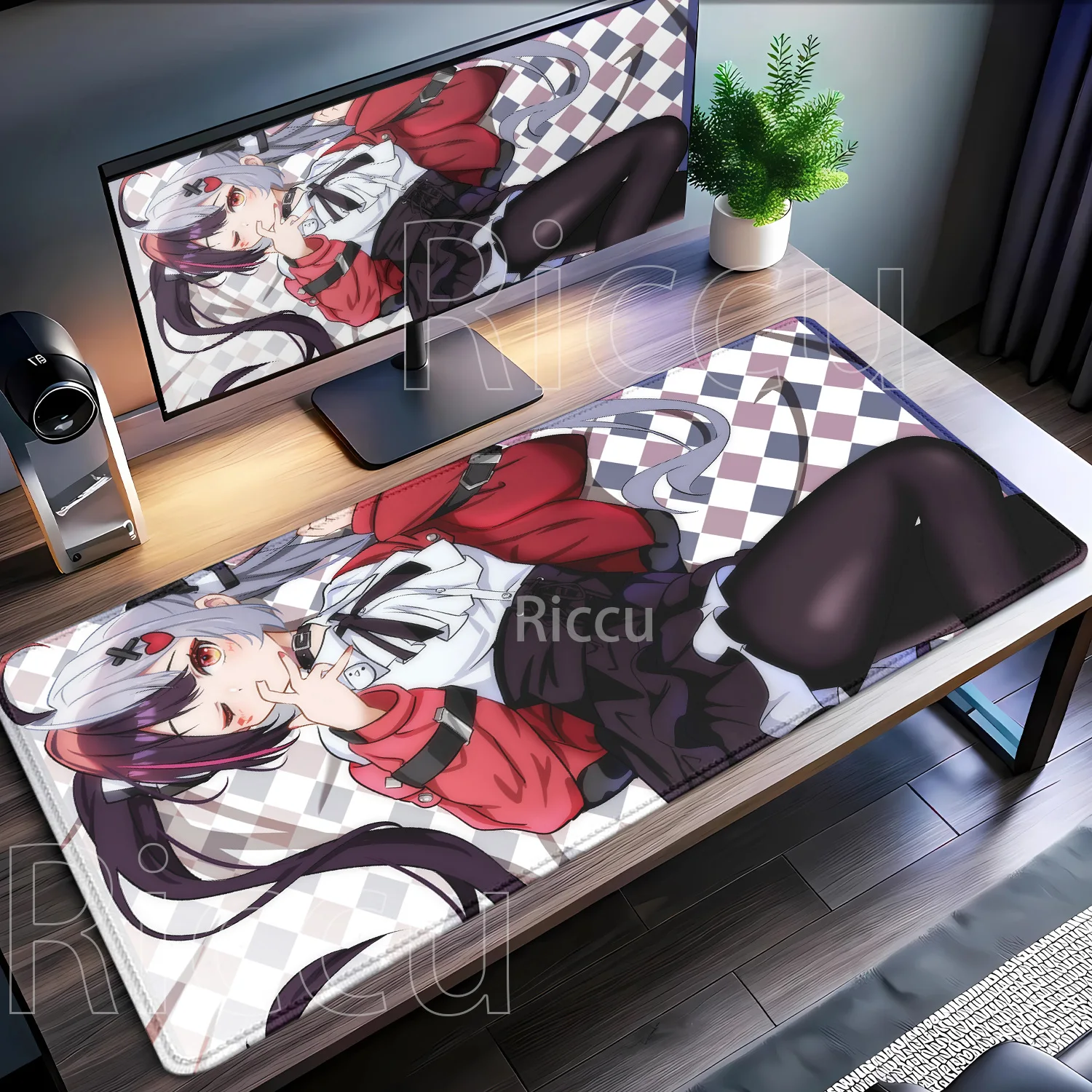 Gaming Lacrimosa NTE Neverness To Everness Anime Girl Mousepad PC Offices ESports Desk Mat HD Printing Non-slip Base XXL Carpet